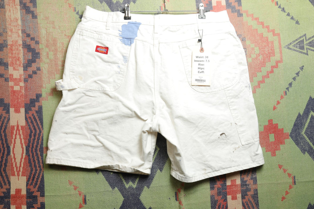 Dickies Vintage Paint Splattered Shorts 2000s 38
