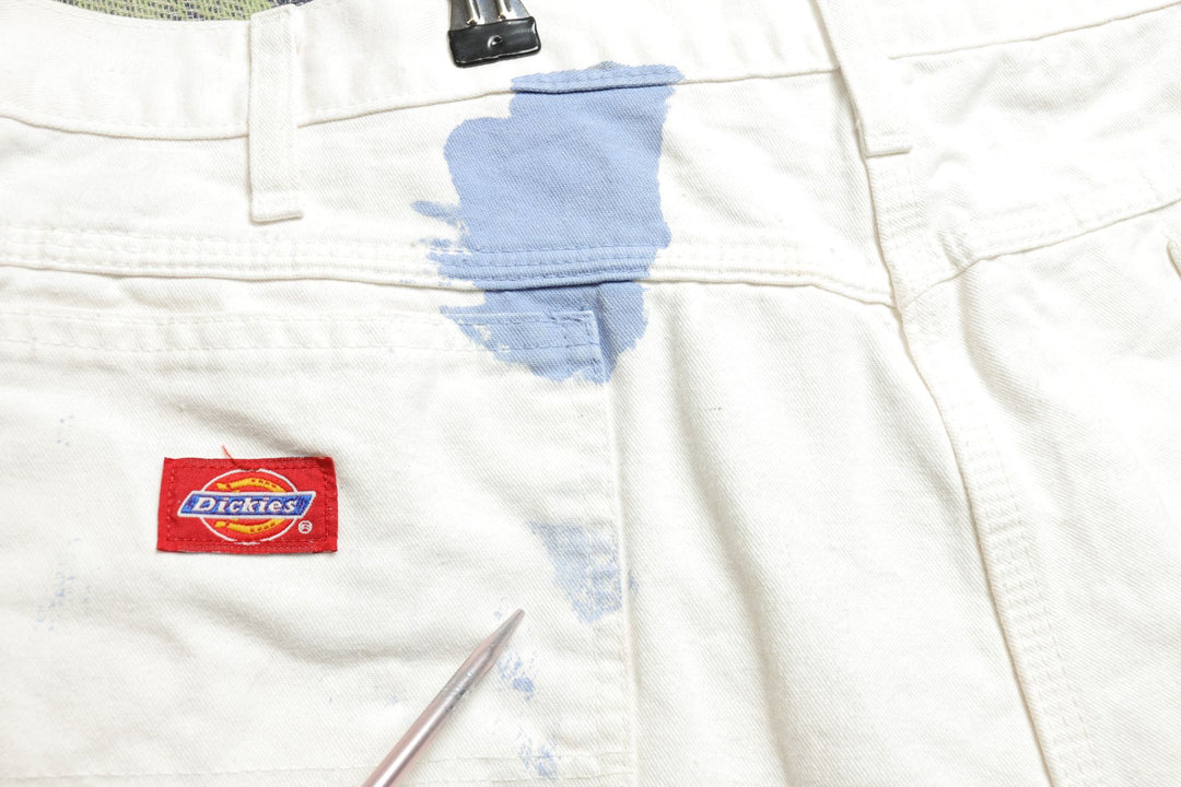 Dickies Vintage Paint Splattered Shorts 2000s 38