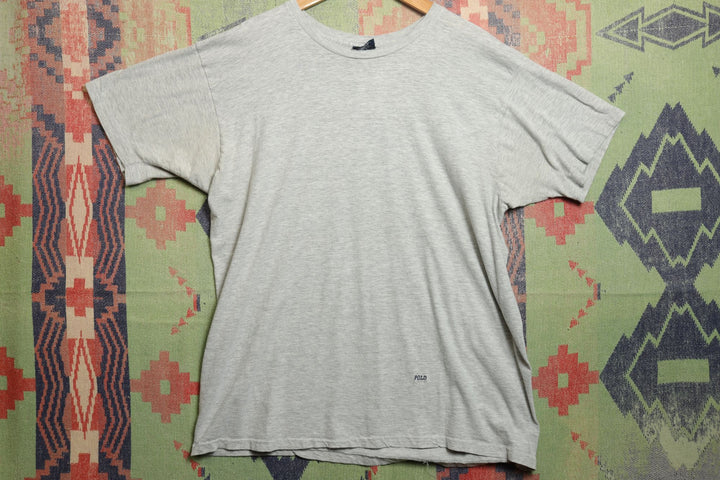 Polo Ralph Lauren Vintage Embroidered T Shirt 90s XL