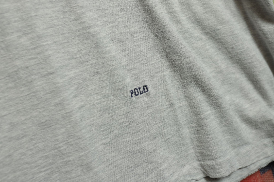 Polo Ralph Lauren Vintage Embroidered T Shirt 90s XL