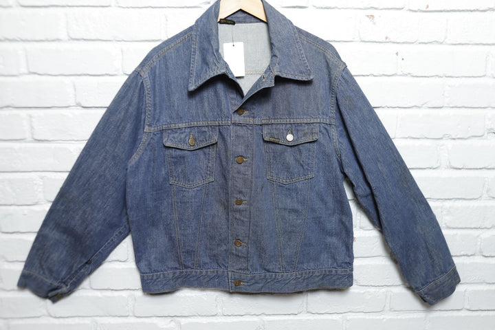 Roebucks Vintage Selvedge Denim Jacket Large 70s