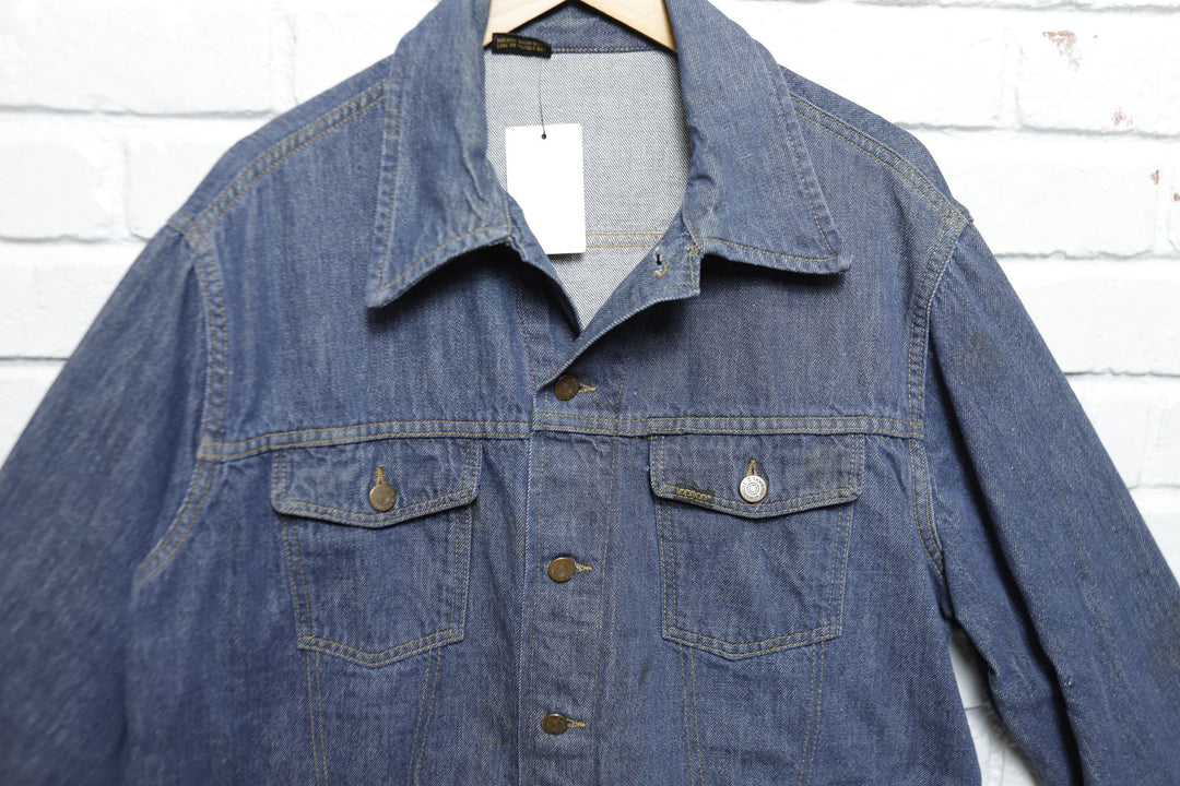 Roebucks Vintage Selvedge Denim Jacket Large 70s