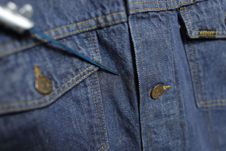 Roebucks Vintage Selvedge Denim Jacket Large 70s