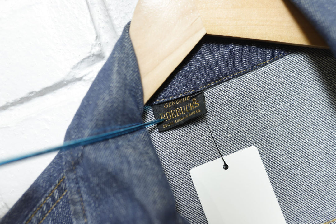 Roebucks Vintage Selvedge Denim Jacket Large 70s