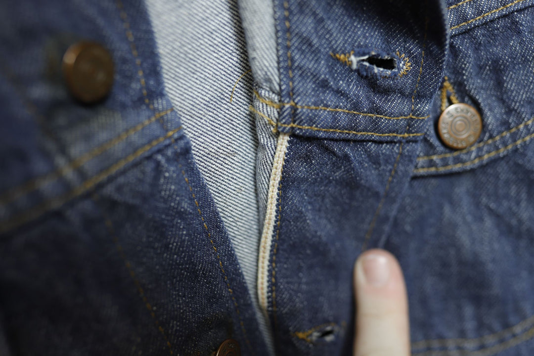 Roebucks Vintage Selvedge Denim Jacket Large 70s