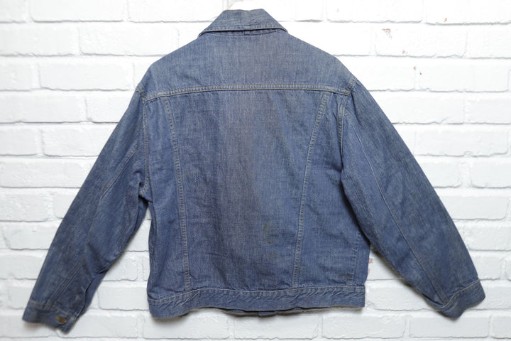Roebucks Vintage Selvedge Denim Jacket Large 70s