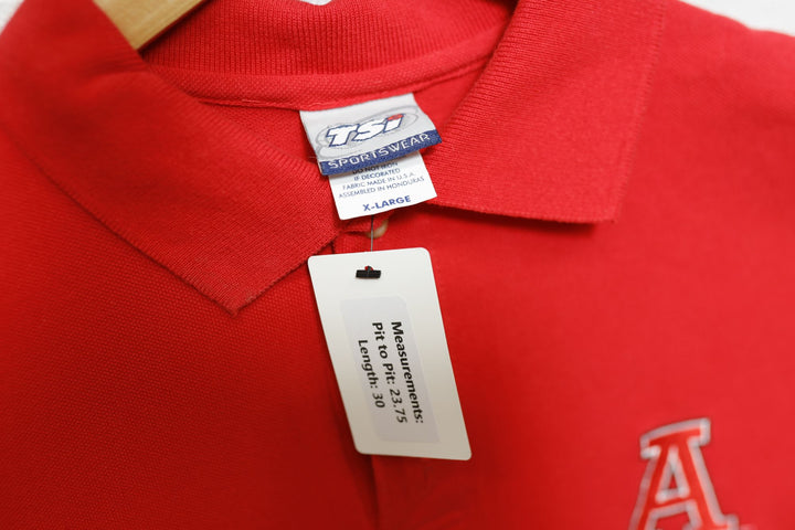 University of Arkansas Vintage A Logo Polo Shirt XL 2000s