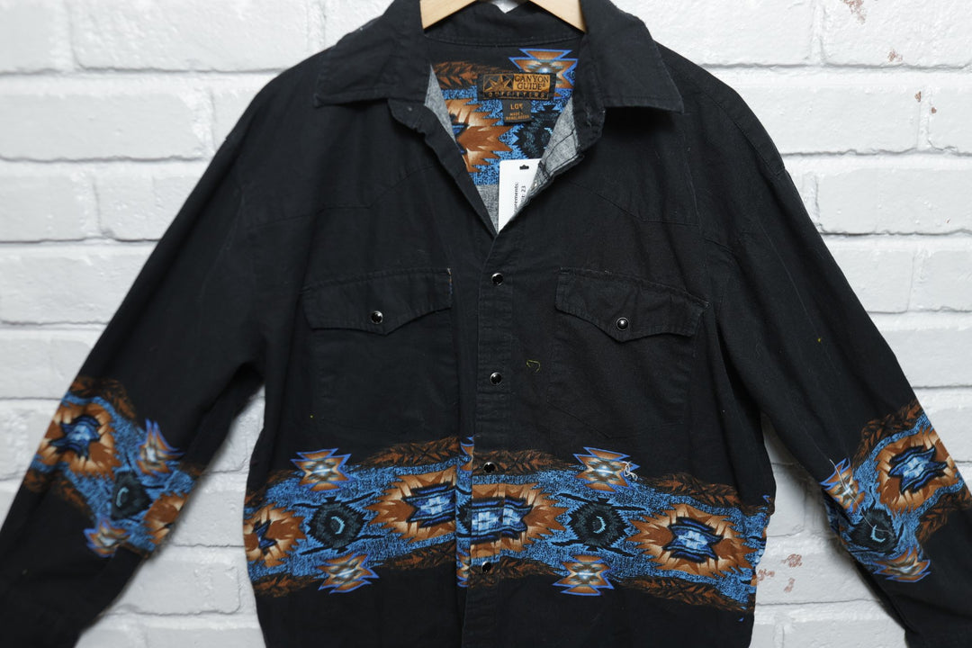 Canyon Guide Western Vintage Shirt Large 90s