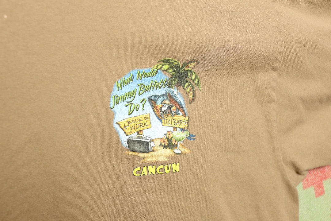 Jimmy Buffett Cancun Vintage T Shirt XXL 2000s