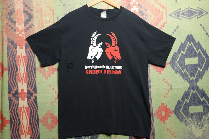 North Mississipi All Stars Spencer Dickinson Vintage Tour T Shirt Large 2000s