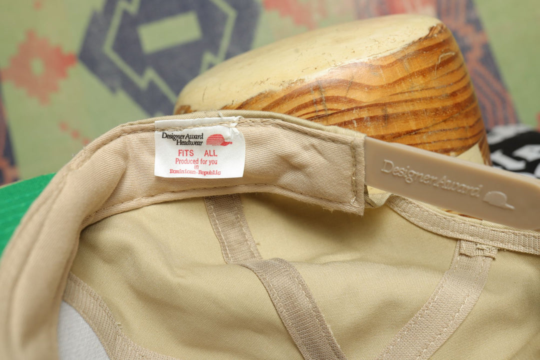 Wolf Creek Marina Vintage Snapback Hat 90s Beige Khaki