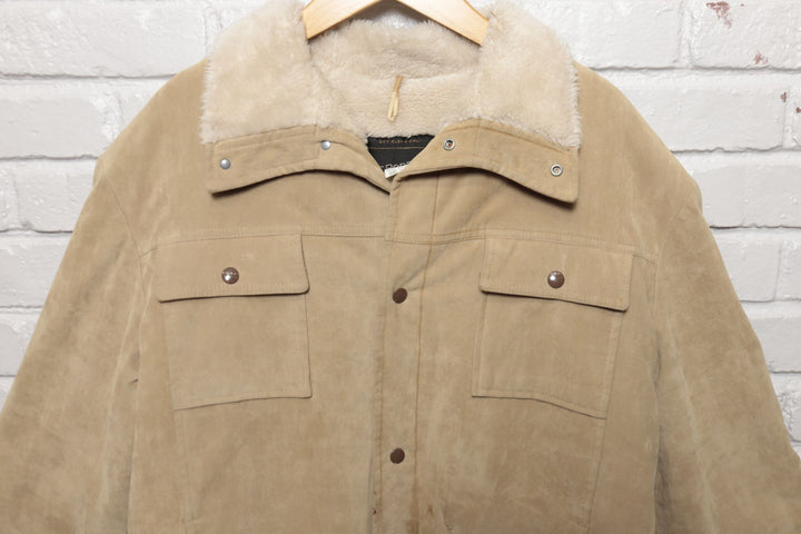 70s Vintage JC Penney  Sherpa Lined Jacket Size XL