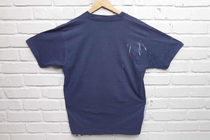 Timber Wolf Vintage Wildlife Art T Shirt 90s Large