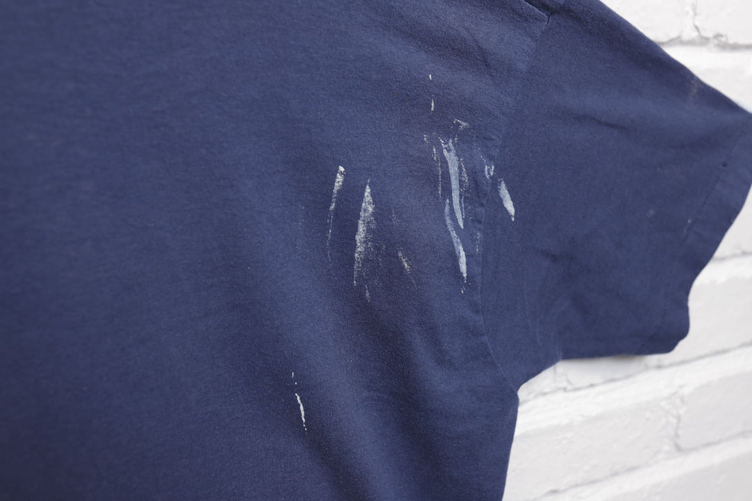 Timber Wolf Vintage Wildlife Art T Shirt 90s Large