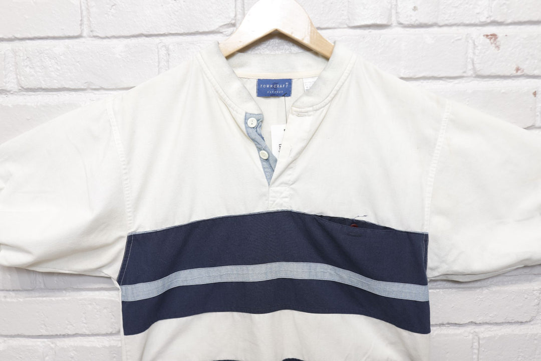 Towncraft Vintage 2 Button T Shirt Medium 90s