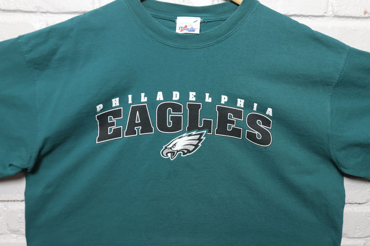 2000s Vintage Philadelphia Eagles Majestic T Shirt Size XL