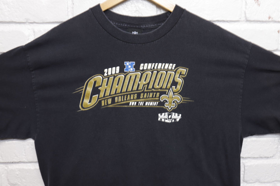 New Orleans Saints Vintage Super Bowl T Shirt 2000s XL