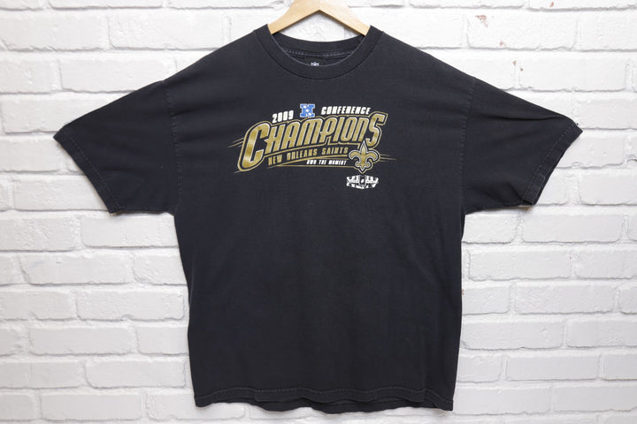 New Orleans Saints Vintage Super Bowl T Shirt 2000s XL