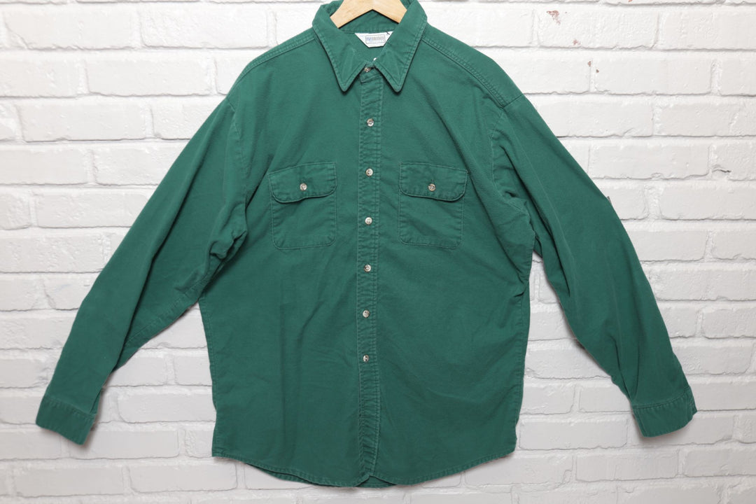 FiveBrother Vintage Shirt 80s XL Teal