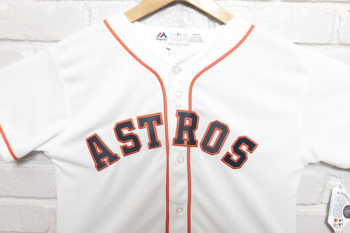 Houston Astros Kids Baseball Jersey Size Large