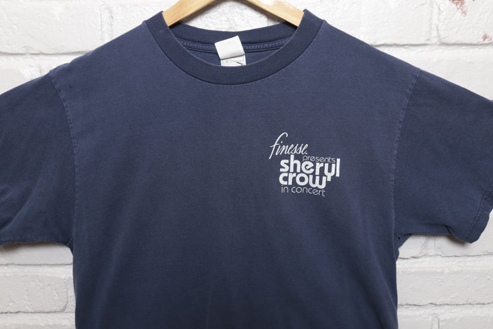 2000s Vintage Sheryl Crow Concert Crew T Shirt Size Large