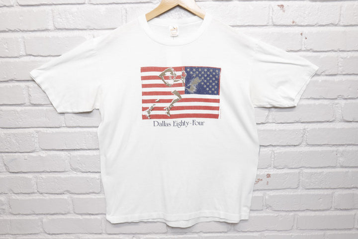 Dallas 1984 Olympic Vintage USA T Shirt 80s XL