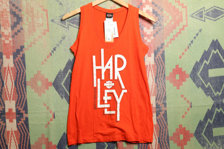 Harley Davidson Red Tank Top NWT XS