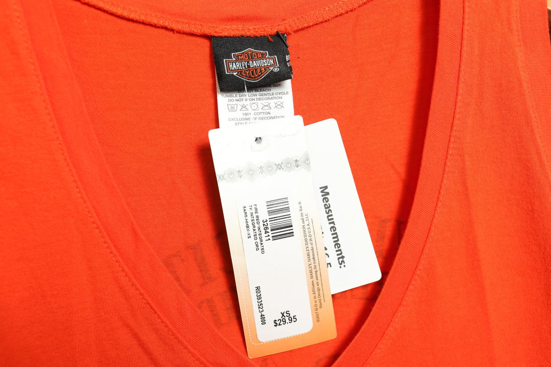 Harley Davidson Red Tank Top NWT XS