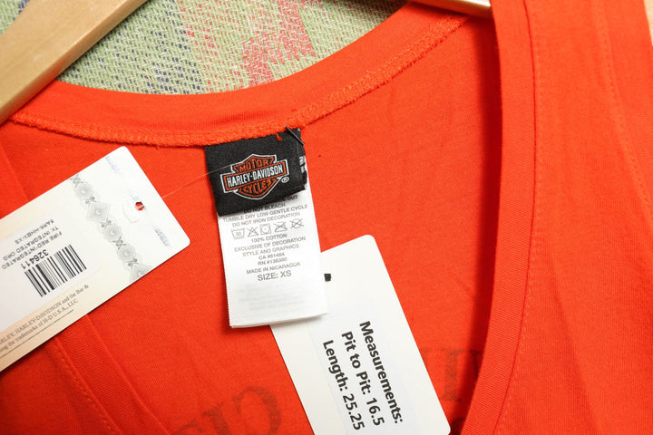 Harley Davidson Red Tank Top NWT XS