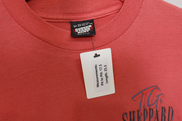 T.G. Sheppard Vintage T Shirt Medium 90s