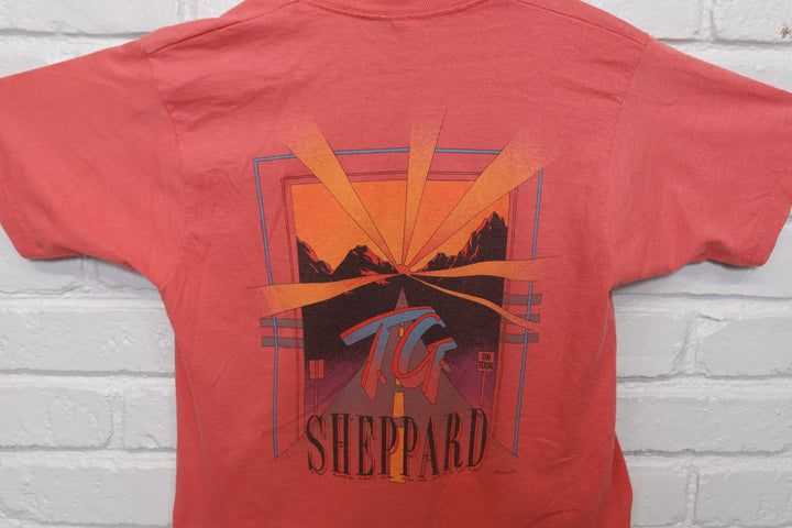 T.G. Sheppard Vintage T Shirt Medium 90s