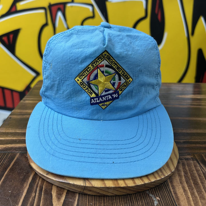 Atlanta Olympics Shooting Team Vintage Snapback Hat 90s