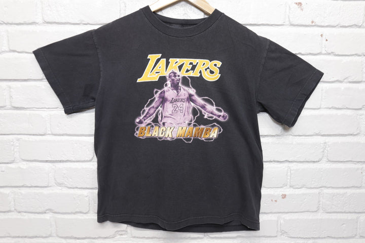 Lakers Kobe Bryant Black Mamba Vintage Youth T Shirt XL 2000s