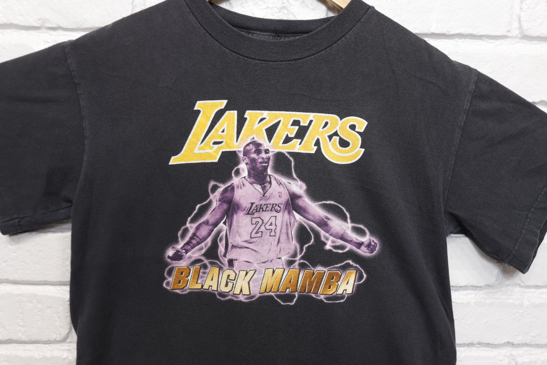 Lakers Kobe Bryant Black Mamba Vintage Youth T Shirt XL 2000s