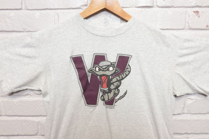 90s Vintage Wisconsin Timber Rattlers T Shirt Size XL