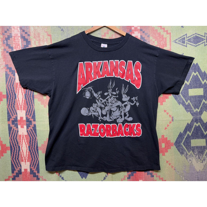 University of Arkansas Looney Tunes Vintage T Shirt XXL 90s