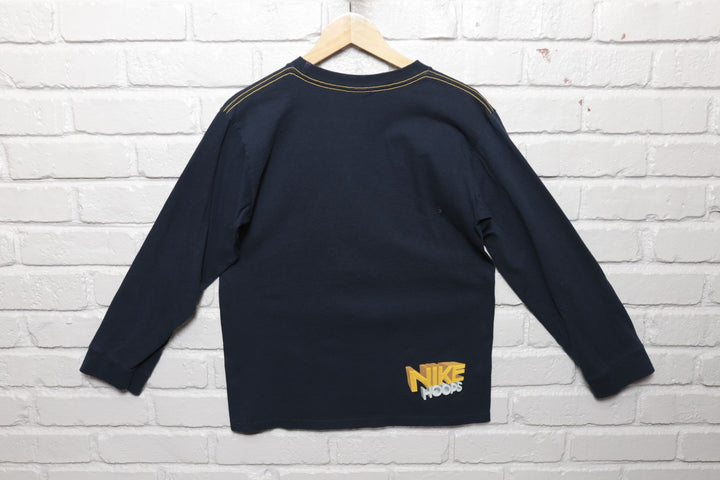 2000s Vintage Nike Hoops LS YOUTH T Shirt Size Large