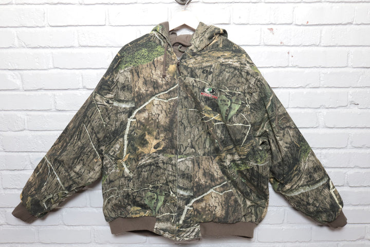 Mossy Oak Camo Jacket Size XXL