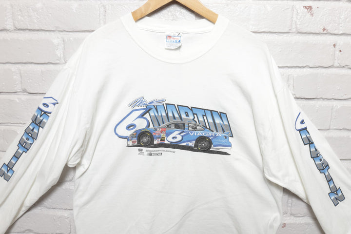 Mark Martin Nascar Vintage LS T Shirt 2000s Large