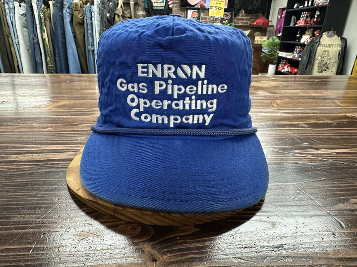 Enron Gas Pipeline Vintage Snapback Hat 80s