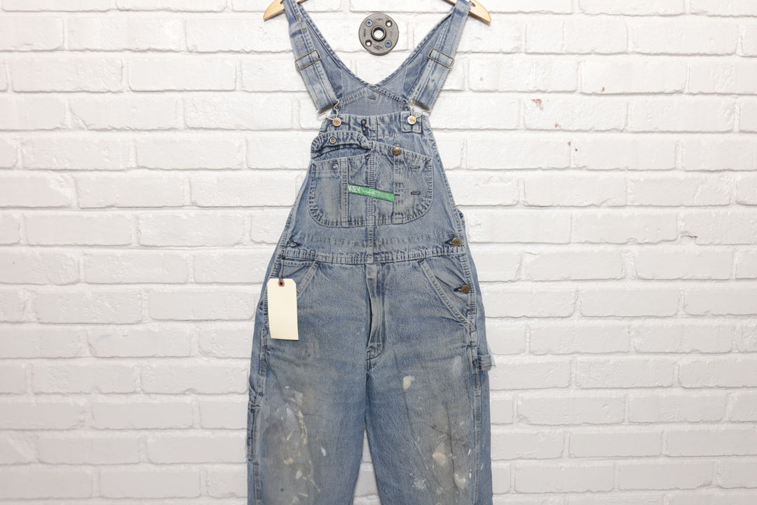 Key Vintage Denim Overalls 32/29.5 2000s