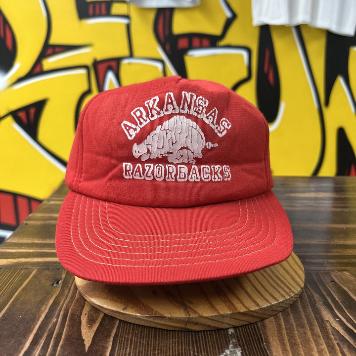 Arkansas Razorbacks Vintage Full Foam Snapback Trucker Hat 70s