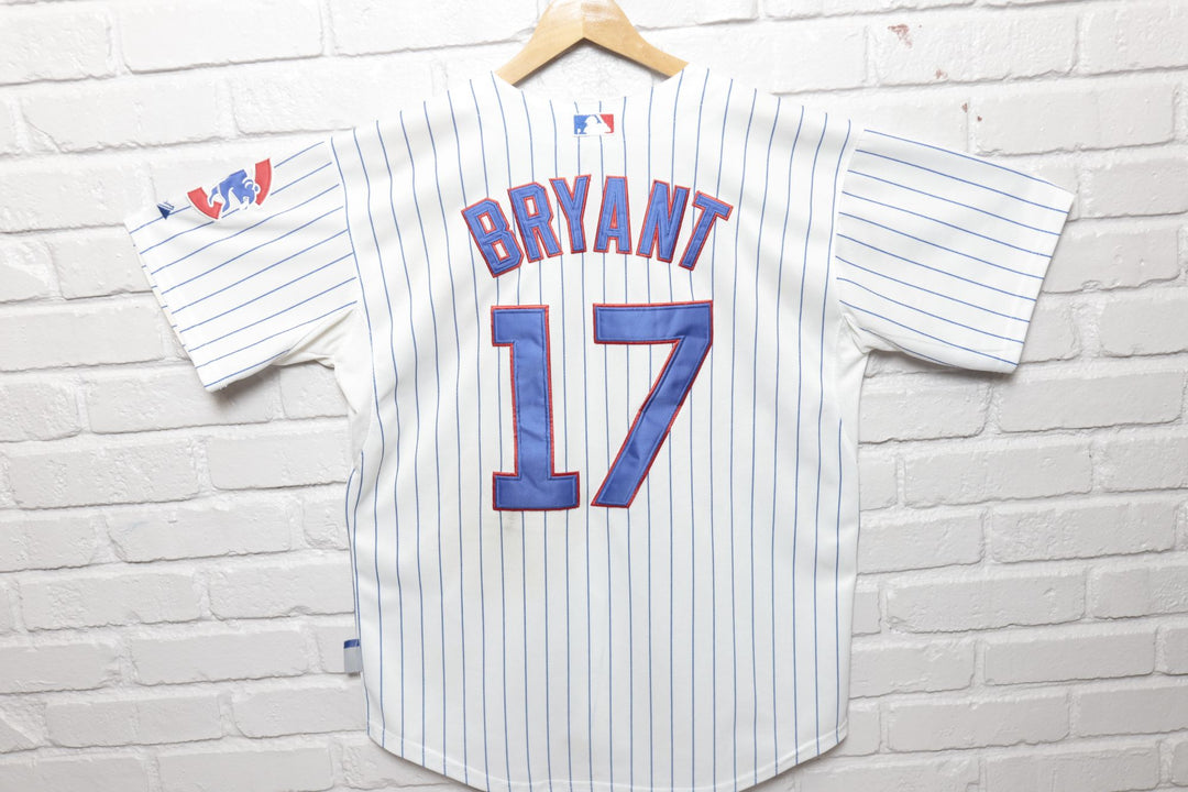 Chicago Cubs Kris Bryant Majestic Baseball Jersey Size Large