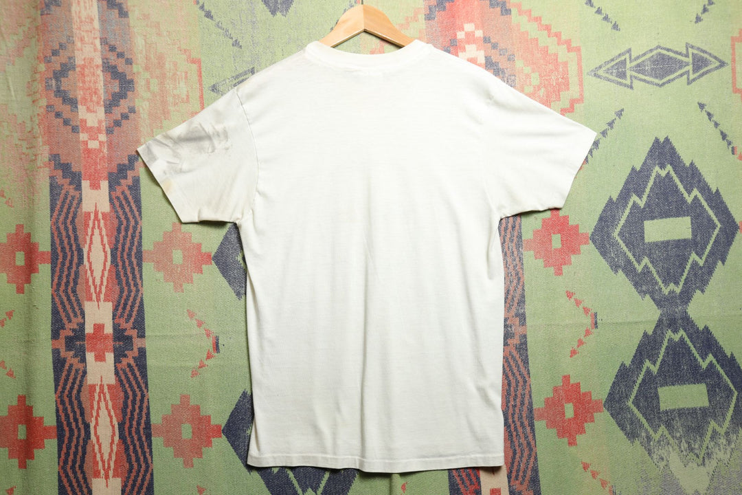 US Military Equipment Operations Vintage T Shirt Large 80s