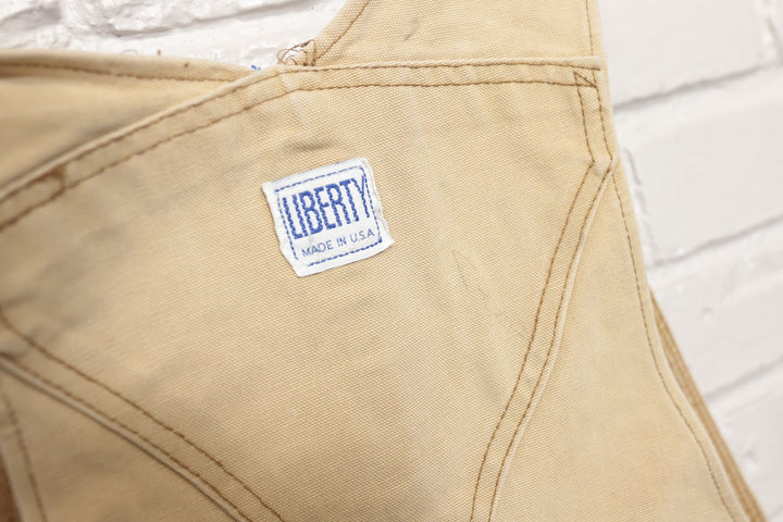 Liberty Vintage Tan Overalls 37/31.5 90s