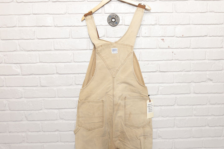 Liberty Vintage Tan Overalls 37/31.5 90s