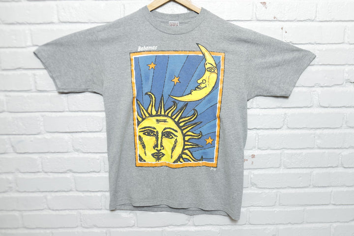 Sun & Moon Vintage Bahamas T Shirt 90s Large