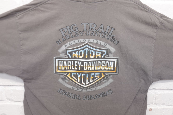 Harley Davidson Vintage Pig Trail T Shirt 2000s XL