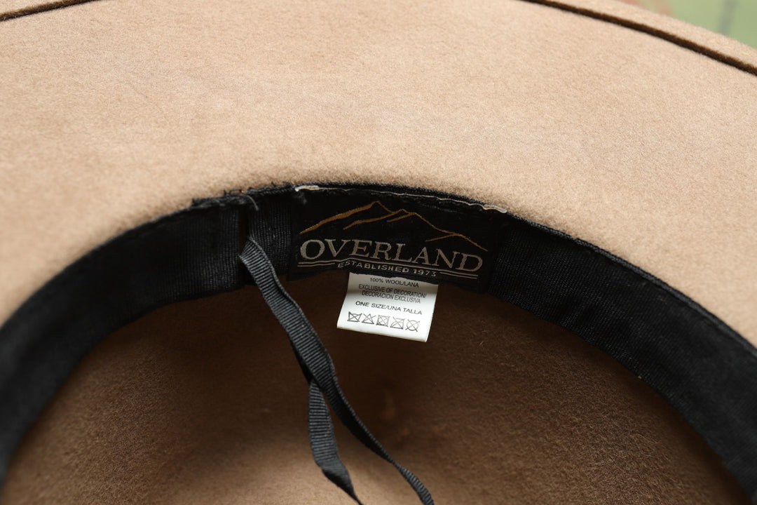 Overland Wool Hat Cowboy Taupe Brim