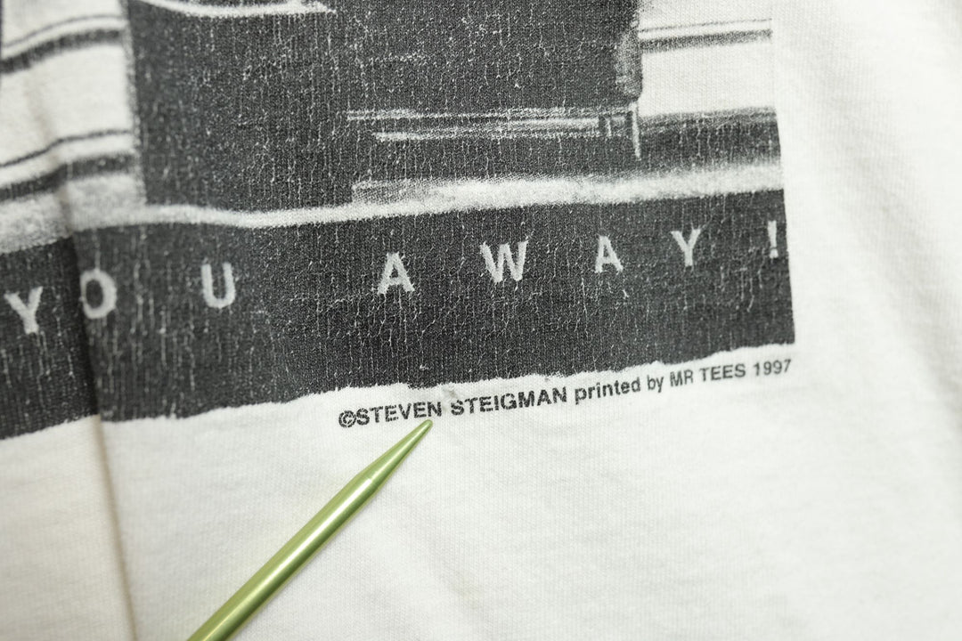 University of Nebraska Blow You away Vintage T Shirt Medium 90s